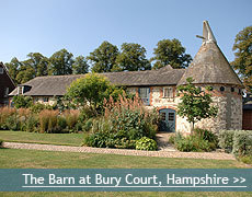the barn at bury court, surrey